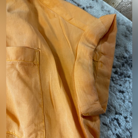 New🧡Summer button shirt in papaya smoothie - Picture 4 of 4